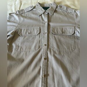 Ralph Lauren Tan Casual Button Down Shirt